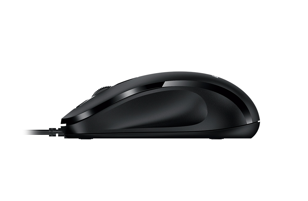 עכבר אופטי 3 לחצנים 1200 DPI חיבור USB בצבע שחור Genius 31010026402 DX-101