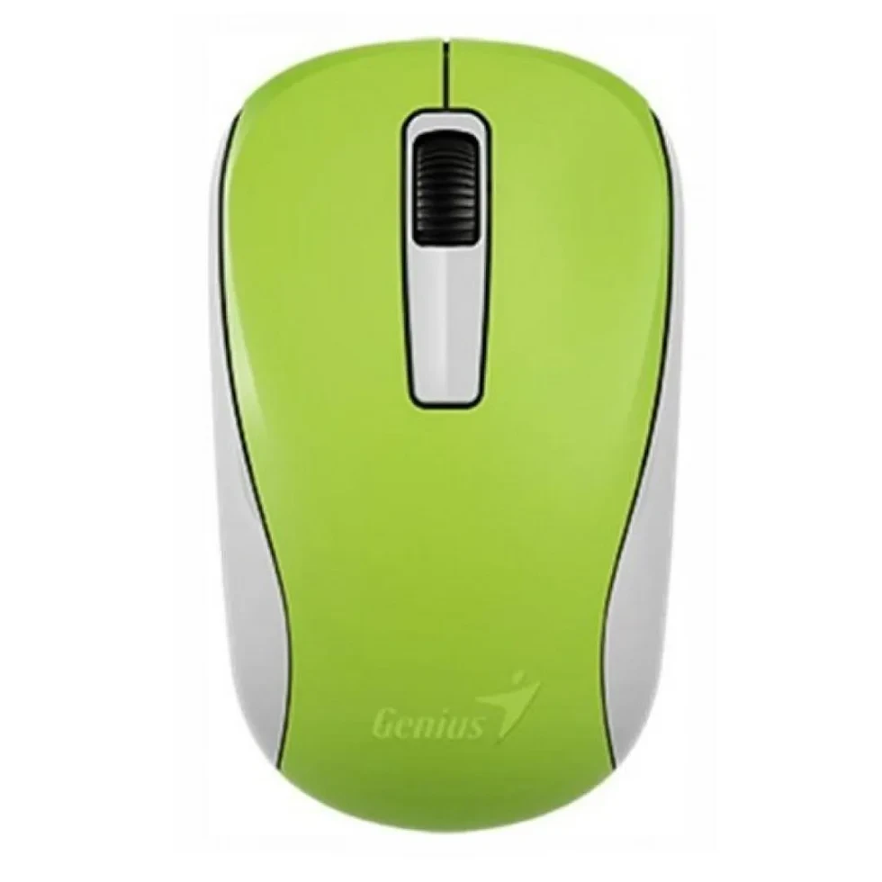 עכבר אלחוטי חיבור USB בצבע ירוק Genius 31030027409 NX-7000