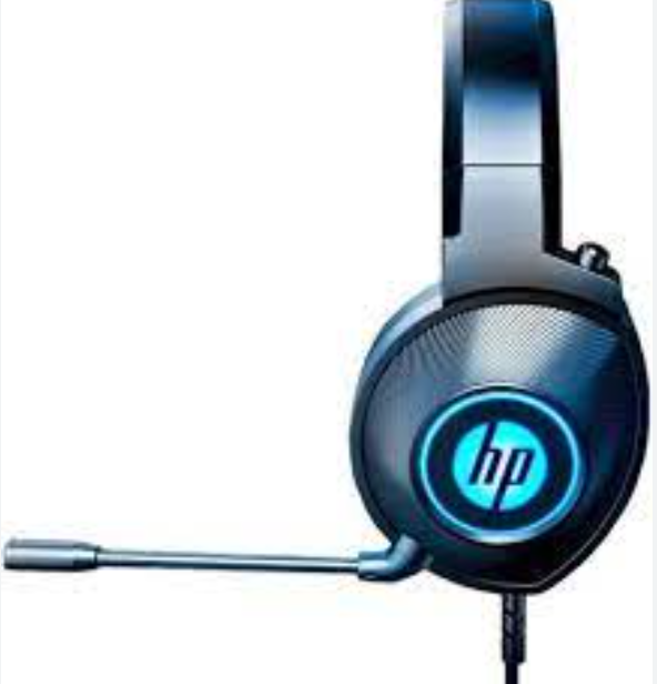 אוזניות כולל מיקרופון נשלף HP עם תאורת RGB חיבור USB\AUX כחול-שחור HP | 8008U