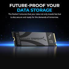 כונן פנימי SSD בנפח 1TB במהירויות גבוהות Sabrent | SB-RKT5-1TB | NVMe PCIe M.2 5.0 – תמונה 3