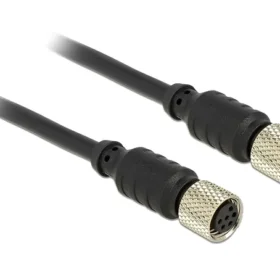 כבל M8 sensor/actuator אטום נגד מים תקע 6 פין לתקע 6 פין DELOCK | 12688