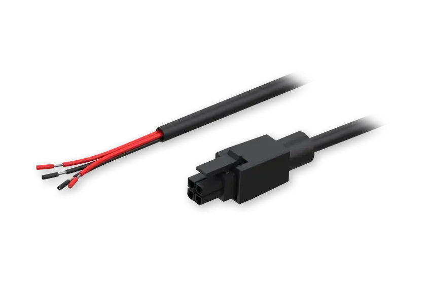כבל חשמל עם חוט פתוח ל-4 כיוונים TelTonika | PR3PWAU3 | POWER CABLE WITH 4-WAY