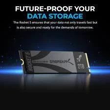 כונן פנימי SSD בנפח 1TB במהירויות גבוהות Sabrent | SB-RKT5-1TB | NVMe PCIe M.2 5.0