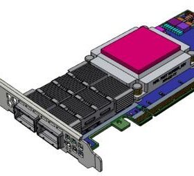 כרטיס ממשק רשת 200GbE 3.3V/12V תומך בביצועים גבוהים NVIDIA | MCX653106A-HDAL