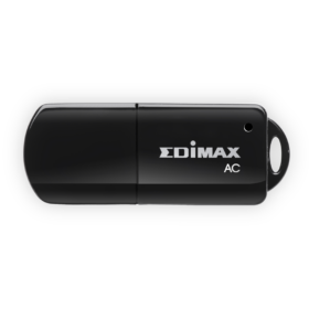 כרטיס רשת אלחוטי-חיבור USB תקן AC600 שחור Edimax | EW-7811UTC