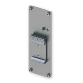 לוח אחורי TSW2 עם מחזיק מסילת DIN אפור TelTonika | PR5MEC25 | TSW2 REAR PANEL WITH DIN RAIL HOLDER
