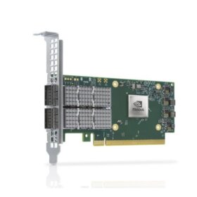 מחבר כרטיס מתאם X-6 DX EN, 100GbE, QSFP56 עם יציאות כפולות, PCIe תומך בביצועים גבוהים NVIDIA | MCX623106AE-CDAT