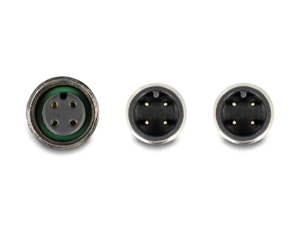 מפצל M12 T-Splitter IP67 תקע A-coded 4pin לשקע 4pin + תקע 4pin נ/נ DELOCK | 60580