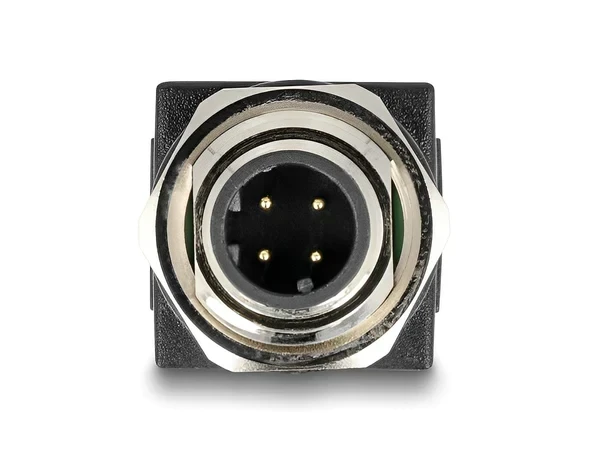 מתאם M12 Cat.5e PROFINET תקע M12 D-coded 4 pin לשקע RJ45 נקבה DELOCK 60061