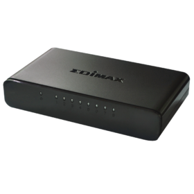 מתג 8 פורט שולחני 10/100 פלסטיק שחור Edimax | ES-3308P