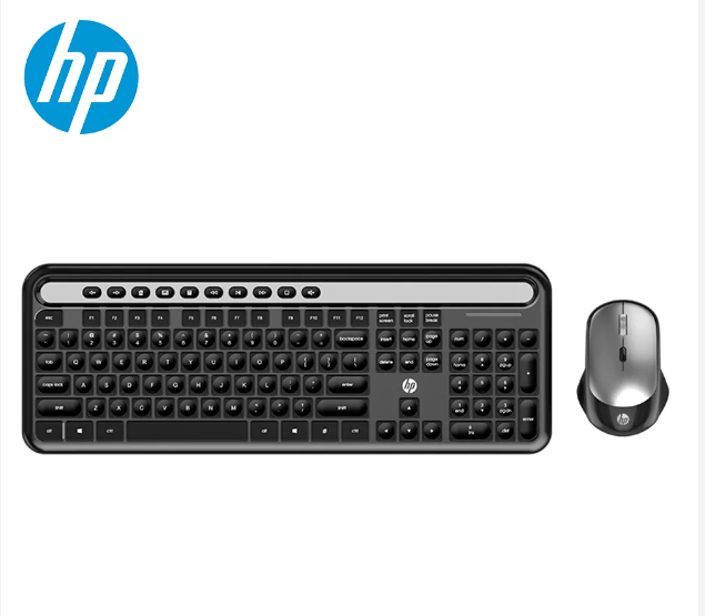 סט מקלדת עכבר HP אלחוטי חיבור USB דגם CS500 בצבע שחור HP | CS500
