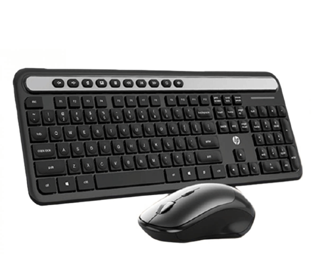 סט מקלדת עכבר HP אלחוטי חיבור USB דגם CS500 בצבע שחור HP | CS500