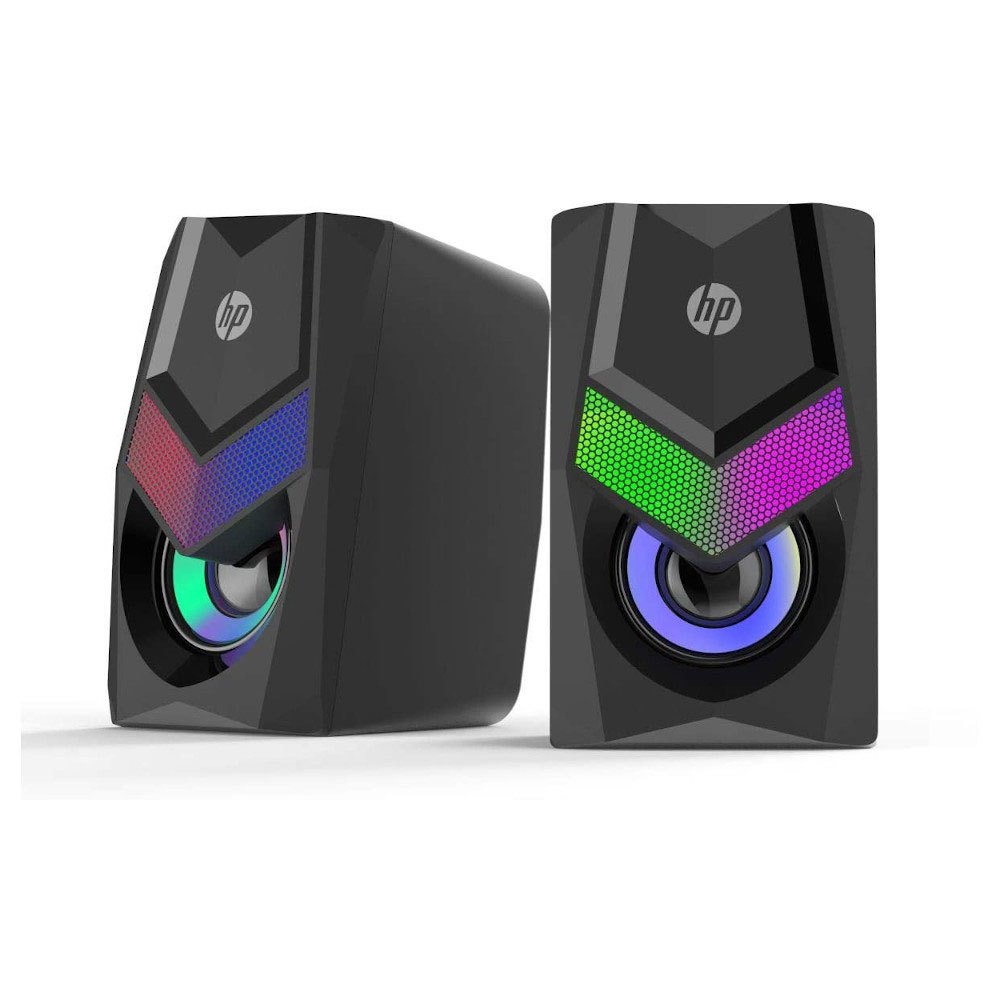 רמקול HP דגם DHE-6000 עם תאורת RGB אחורית חיבור USB\AUX עוצמה 6W חזק HP | DHE-6000
