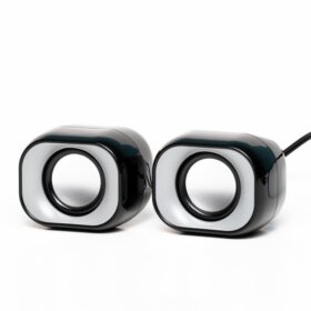 רמקולים למחשב חוטי חיבור USB בצבע שחור HP | DHS-2111 | 6W