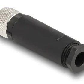 שקע M8 A-coded 3 pin IP67 בחיבור הברגה DELOCK | 60531