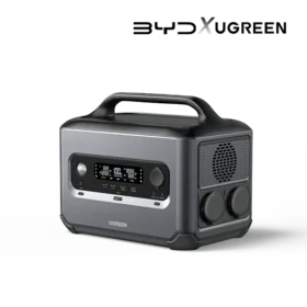 תחנת כוח ניידת בצבע שחור UGREEN | 15050A | GS600 | PowerRoam 1200W 1024Wh LiFePO4