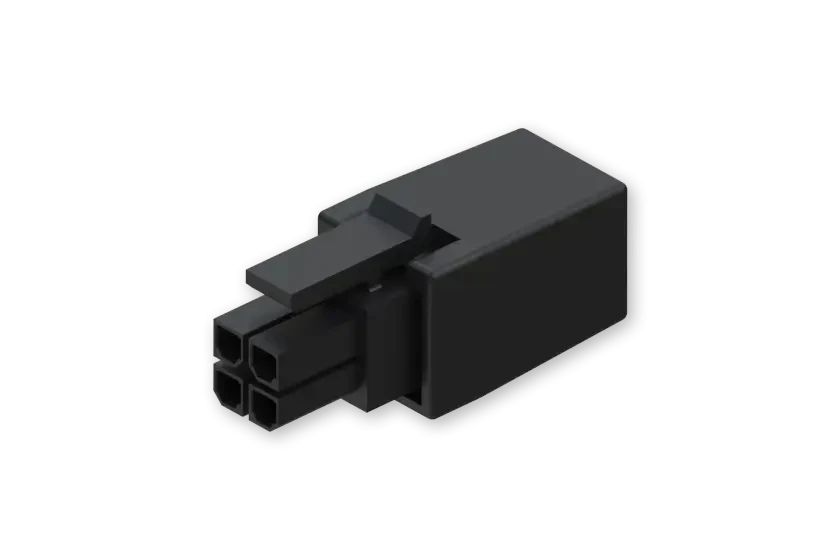תקע 4 PIN עם מסופי מגע TelTonika | PR4MK04K | 4-PIN PLUG WITH CONTACT TERMINALS