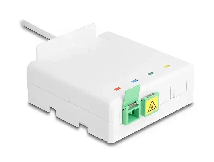 כבל אופטי דרופ SC/APC Simplex Drop cable כולל קופסת חיבורים FTTH להרכבה DELOCK | 85933