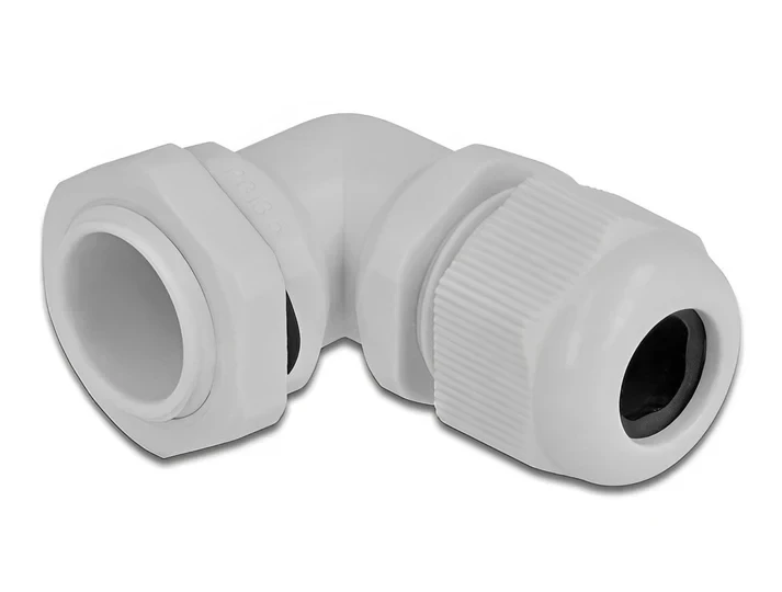 מגן כבלים PG13.5 מכופף 90° מוגן IP68 נגד מים DELOCK | 60299