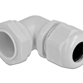 מגן כבלים PG21 מכופף 90° מוגן IP68 נגד מים DELOCK | 60336