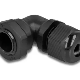 מגן כבלים PG9 מכופף 90° מוגן IP68 נגד מים DELOCK | 60294