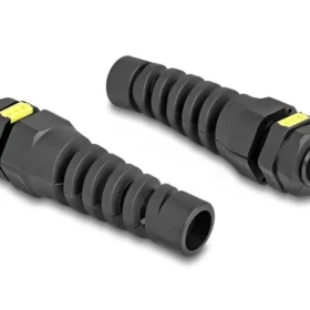 מגן כבלים ספירלה M12 עם אוורור מוגן IP68 סט 2 יח' DELOCK | 60624