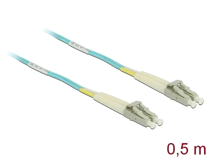 מגשר אופטי מולטי מוד LC Duplex OM3 ז/ז DELOCK | 86549