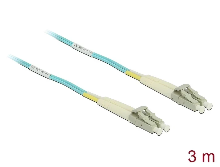 מגשר אופטי מולטי מוד LC Duplex OM3 ז/ז DELOCK | 86560