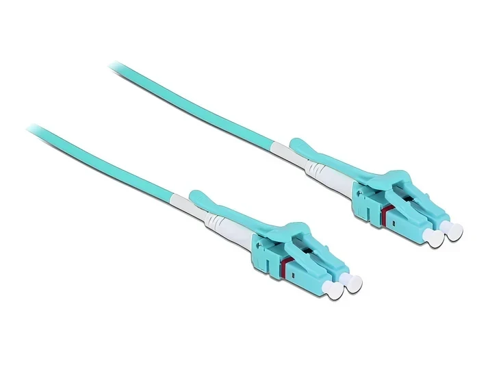 מגשר אופטי מולטי מוד LC Duplex Uniboot OM3 ז/ז DELOCK | 85127