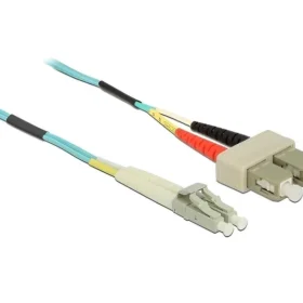 מגשר אופטי מולטי מוד SC Duplex - LC Duplex OM3 ז/ז DELOCK 86565