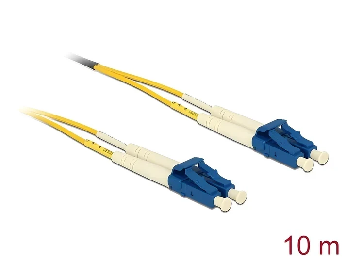 מגשר אופטי סינגל מוד LC Duplex OS2 ז/ז DELOCK | 84613
