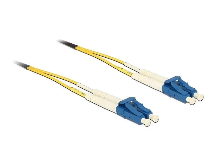 מגשר אופטי סינגל מוד LC Duplex OS2 ז/ז DELOCK | 84613