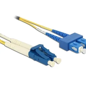 מגשר אופטי סינגל מוד SC Duplex - LC Duplex OS2 ז/ז DELOCK | 84609