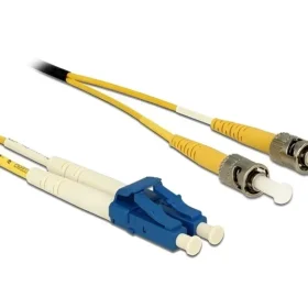 מגשר אופטי סינגל מוד ST Duplex - LC Duplex OS2 ז/ז DELOCK | 86569