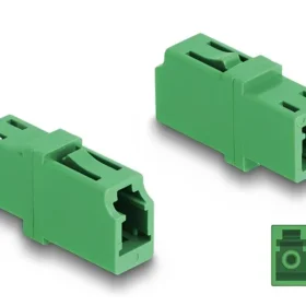מופה לסיבים אופטיים LC Simplex single-mode APC נ/נ DELOCK | 87984