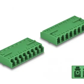 מתאם אופטי HD LC Octuplex נ/נ בצבע ירוק DELOCK | 87929