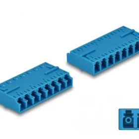 מתאם אופטי HD LC Octuplex נ/נ בצבע כחול DELOCK | 87930