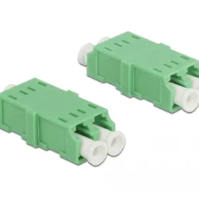 מתאם אופטי LC Duplex סינגל מוד נ/נ סט 4 יח' DELOCK | 85924