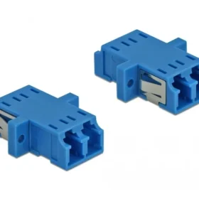 מתאם אופטי לפאנל LC Duplex סינגל מוד נ/נ סט 2 יח' DELOCK | 85999