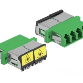 מתאם אופטי לפאנל LC Quad סינגל מוד עם מכסה להגנה בלייזר נ/נ DELOCK | 86902