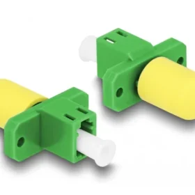 מתאם אופטי לפאנל לסיבים היברידיים LC Simplex נקבה ל- ST Simplex נקבה DELOCK | 87937