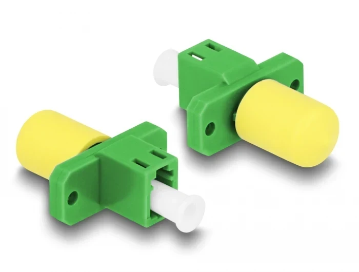 מתאם אופטי לפאנל לסיבים היברידיים LC Simplex נקבה ל- ST Simplex נקבה DELOCK | 87939