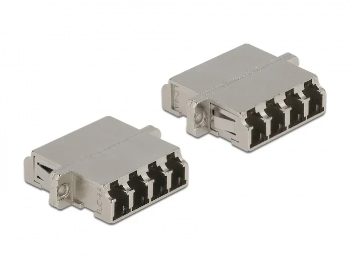 מתאם אופטי מתכתי לפאנל LC Quad סינגל מוד נ/נ DELOCK | 86875