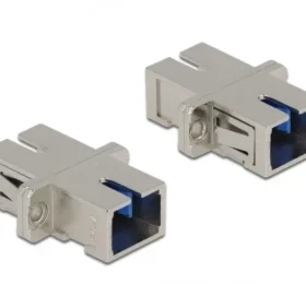 מתאם אופטי מתכתי לפאנל SC Simplex סינגל מוד נ/נ DELOCK | 86872
