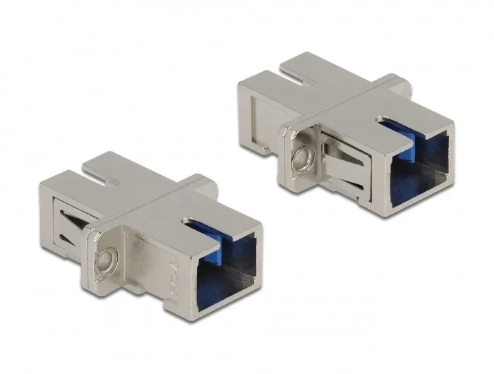 מתאם אופטי מתכתי לפאנל SC Simplex סינגל מוד נ/נ DELOCK | 86872