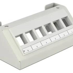 פאנל מולטימדיה שולחני לשקעים 6 פורט DELOCK | 86218