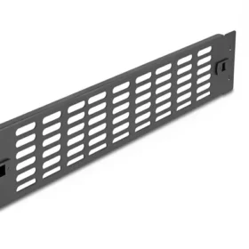פאנל עיור עם חריצי אוורור 2U / 19'' Tool free לארון תקשורת DELOCK | 66987