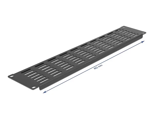פאנל עיור עם חריצי אוורור ''2U / 19 לארון תקשורת DELOCK | 66680