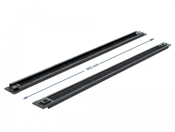 פאנל שערות 1U / 19'' Tool free לארון תקשורת DELOCK | 66344