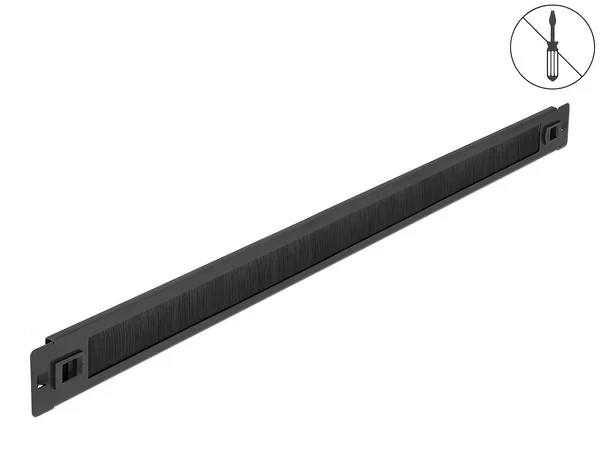פאנל שערות 1U / 19'' Tool free לארון תקשורת DELOCK | 66344